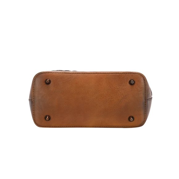 NIB Montana West Genuine Leather Collection Concealed Carry Hobo in Brown - Picture 6 of 7